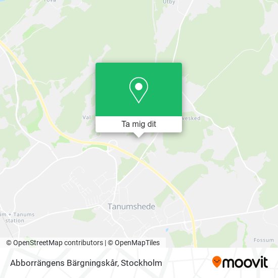 Abborrängens Bärgningskår karta
