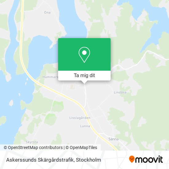 Askerssunds Skärgårdstrafik karta