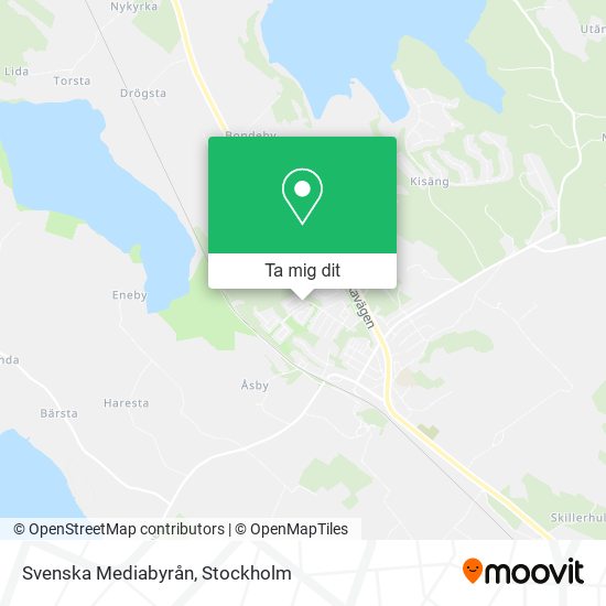 Svenska Mediabyrån karta