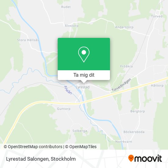 Lyrestad Salongen karta
