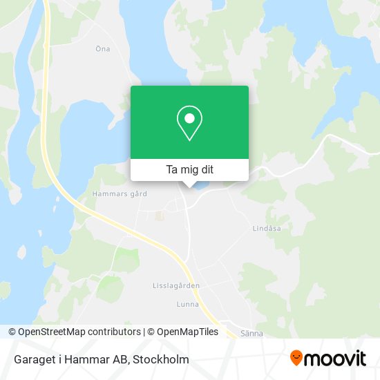Garaget i Hammar AB karta