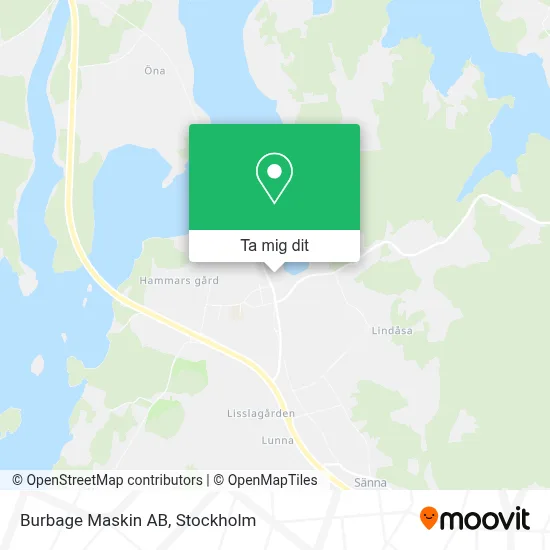 Burbage Maskin AB karta