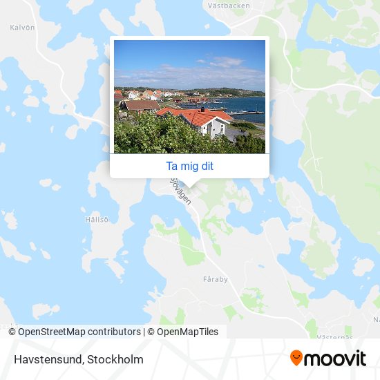 Havstensund karta