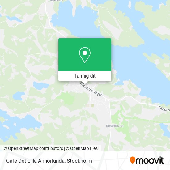 Cafe Det Lilla Annorlunda karta