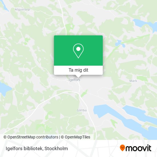 Igelfors bibliotek karta