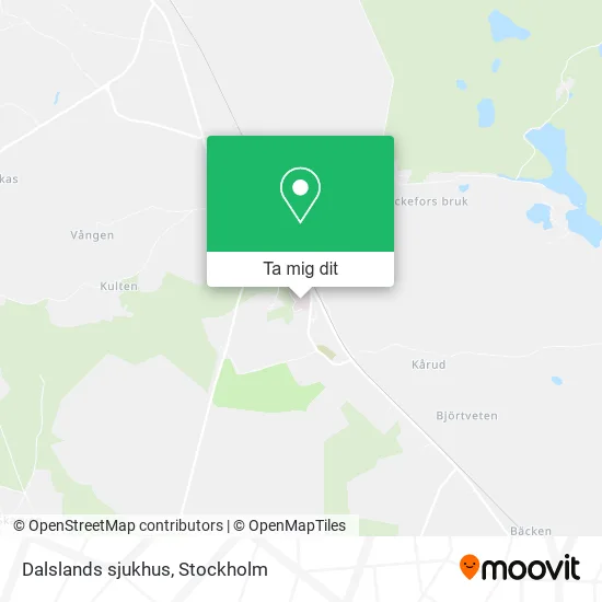 Dalslands sjukhus karta