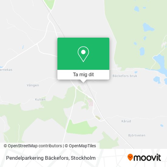 Pendelparkering Bäckefors karta