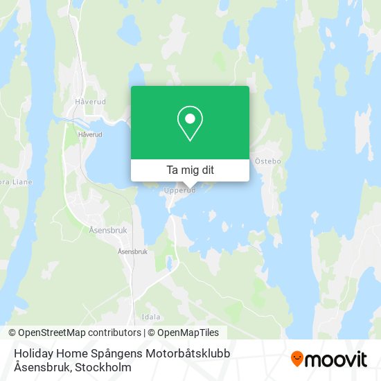 Holiday Home Spångens Motorbåtsklubb Åsensbruk karta