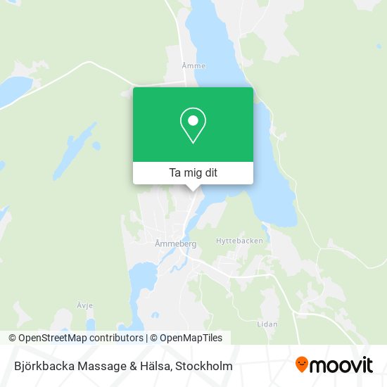 Björkbacka Massage & Hälsa karta