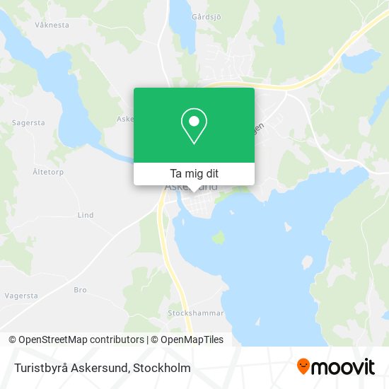 Turistbyrå Askersund karta
