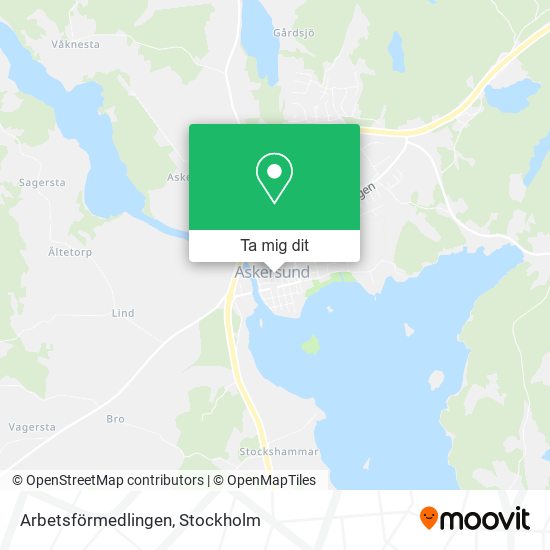 Arbetsförmedlingen karta