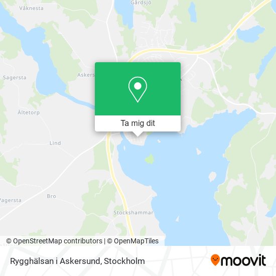 Rygghälsan i Askersund karta