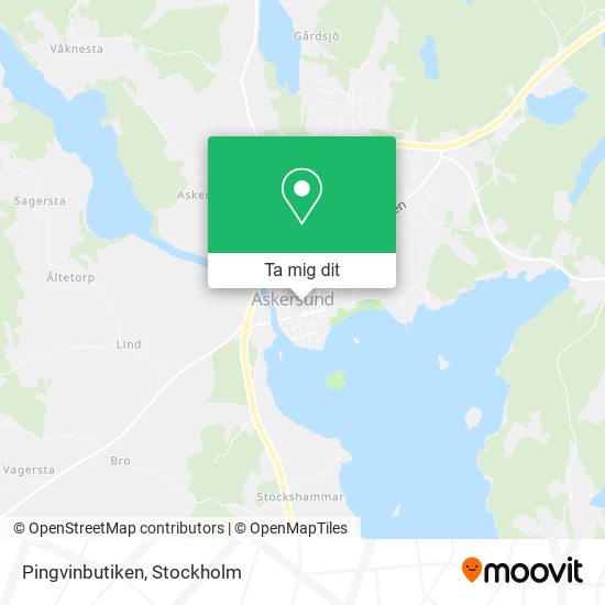 Pingvinbutiken karta