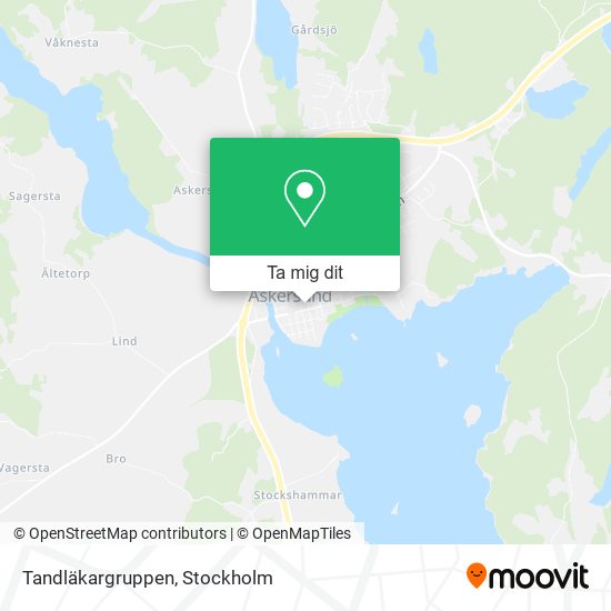 Tandläkargruppen karta