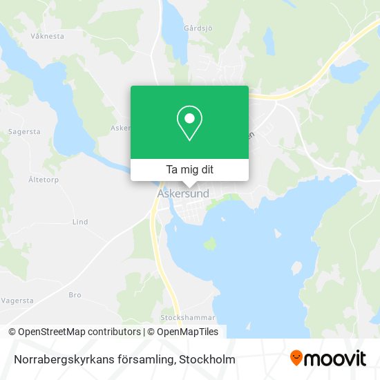 Norrabergskyrkans församling karta