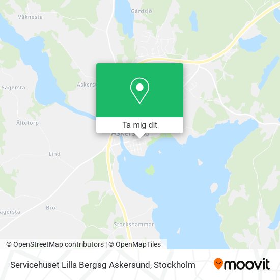 Servicehuset Lilla Bergsg Askersund karta