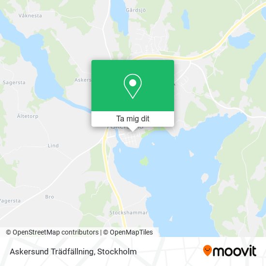 Askersund Trädfällning karta