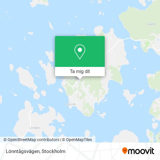 Lönntågsvägen karta