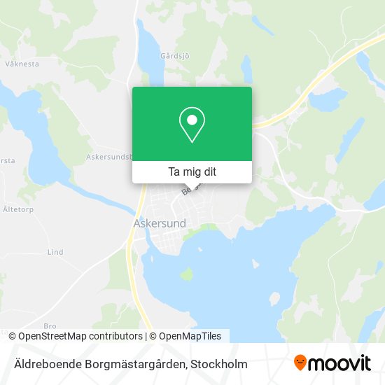 Äldreboende Borgmästargården karta