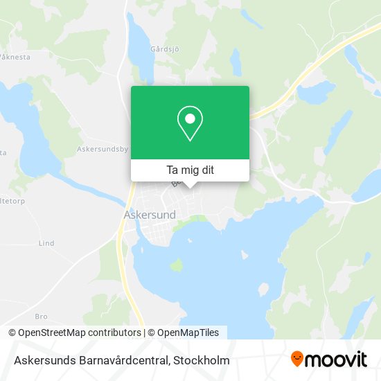 Askersunds Barnavårdcentral karta