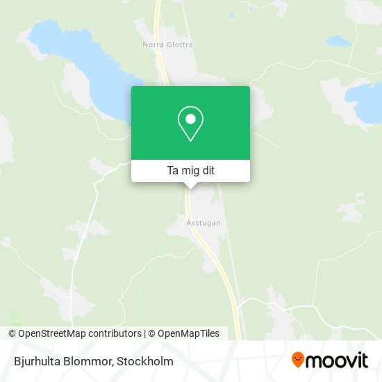 Bjurhulta Blommor karta