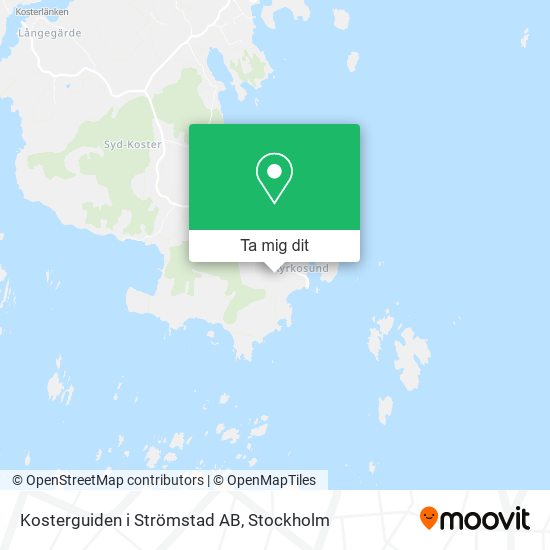 Kosterguiden i Strömstad AB karta