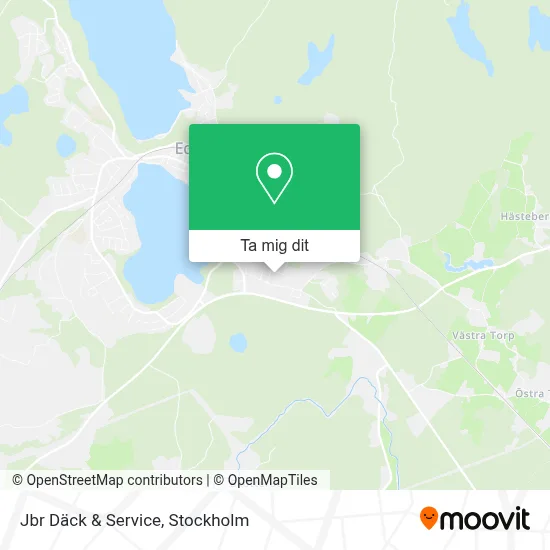 Jbr Däck & Service karta