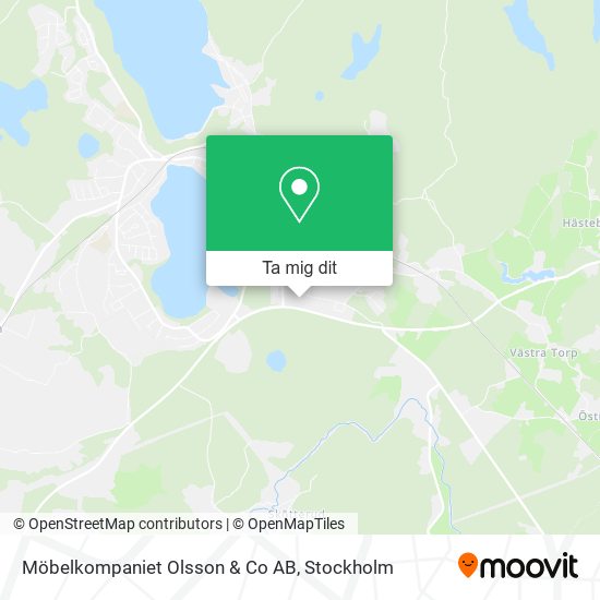 Möbelkompaniet Olsson & Co AB karta