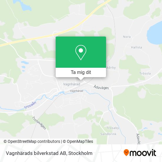 Vagnhärads bilverkstad AB karta