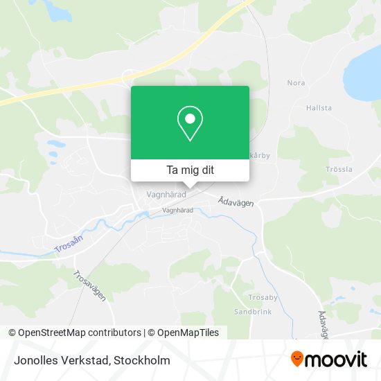 Jonolles Verkstad karta