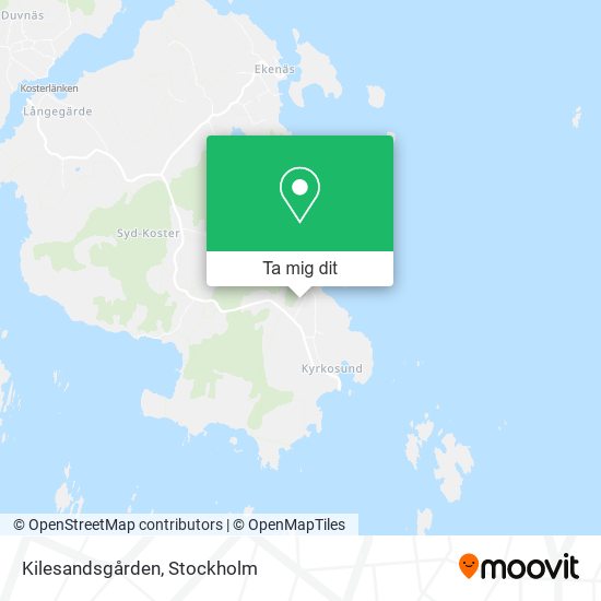 Kilesandsgården karta