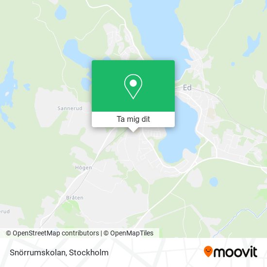 Snörrumskolan karta