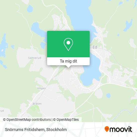 Snörrums Fritidshem karta