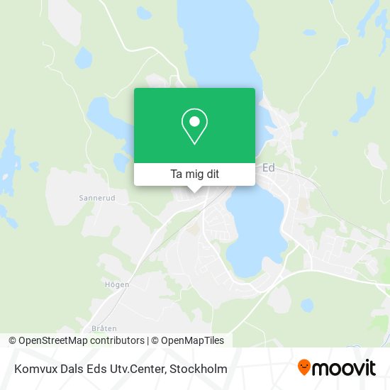 Komvux Dals Eds Utv.Center karta