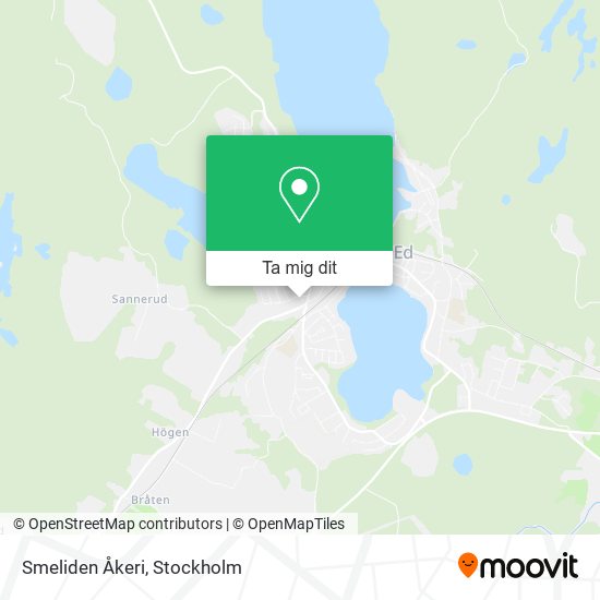 Smeliden Åkeri karta