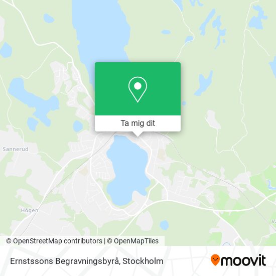 Ernstssons Begravningsbyrå karta