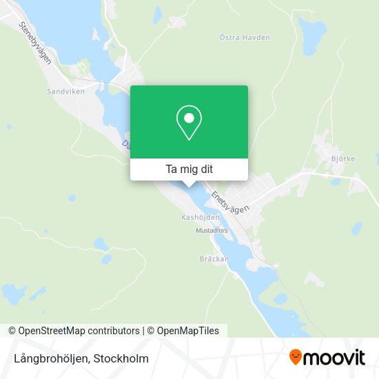 Långbrohöljen karta