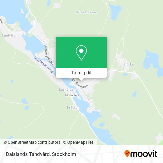 Dalslands Tandvård karta