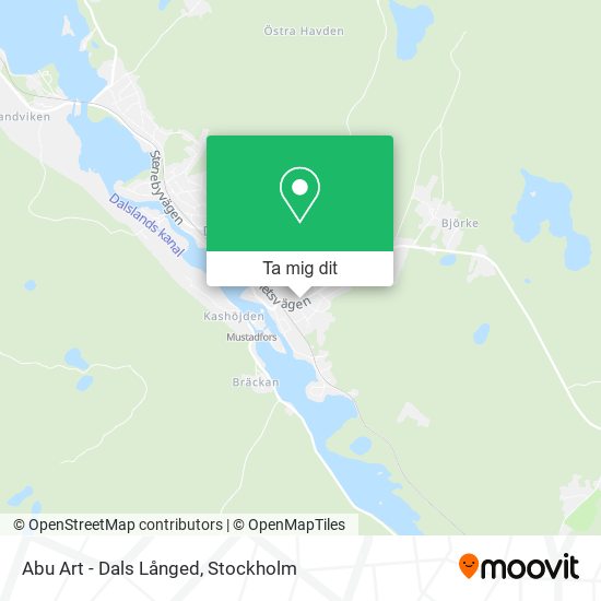 Abu Art - Dals Långed karta
