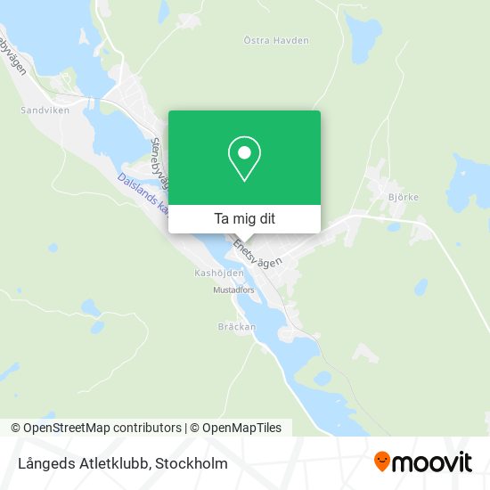 Långeds Atletklubb karta