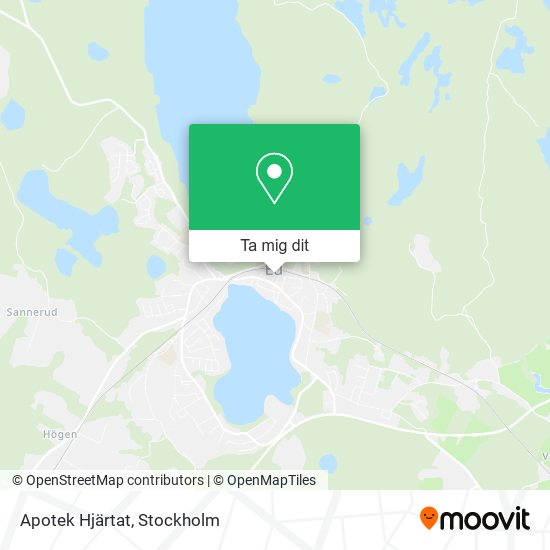Apotek Hjärtat karta