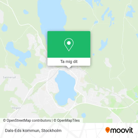 Dals-Eds kommun karta
