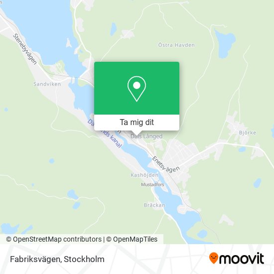 Fabriksvägen karta