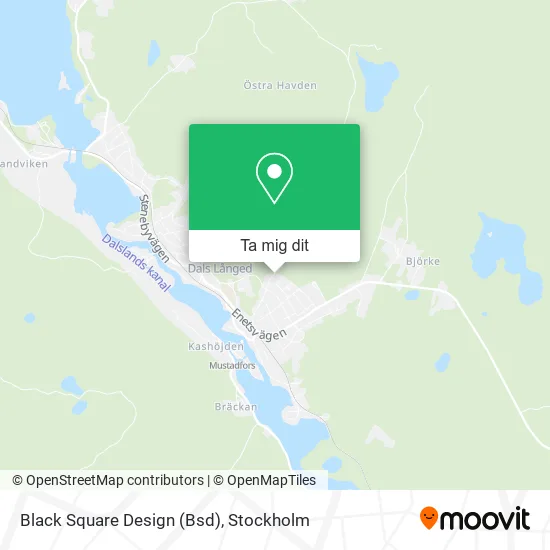 Black Square Design (Bsd) karta