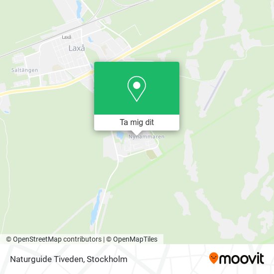 Naturguide Tiveden karta