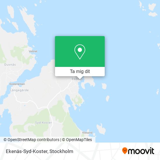 Ekenäs-Syd-Koster karta