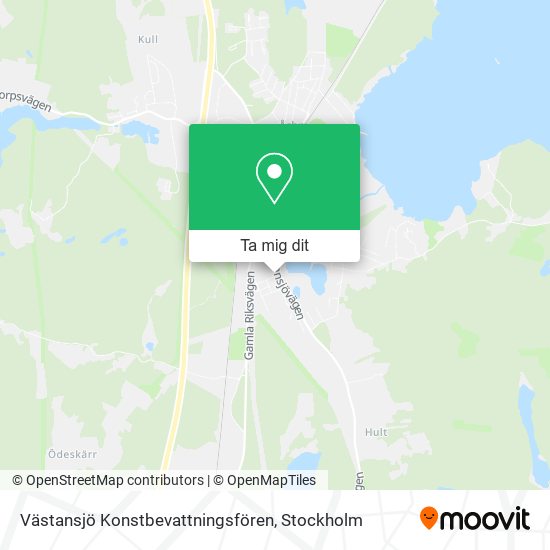 Västansjö Konstbevattningsfören karta