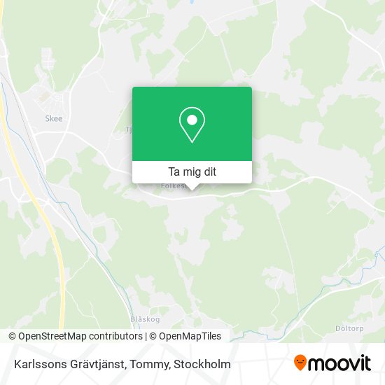 Karlssons Grävtjänst, Tommy karta