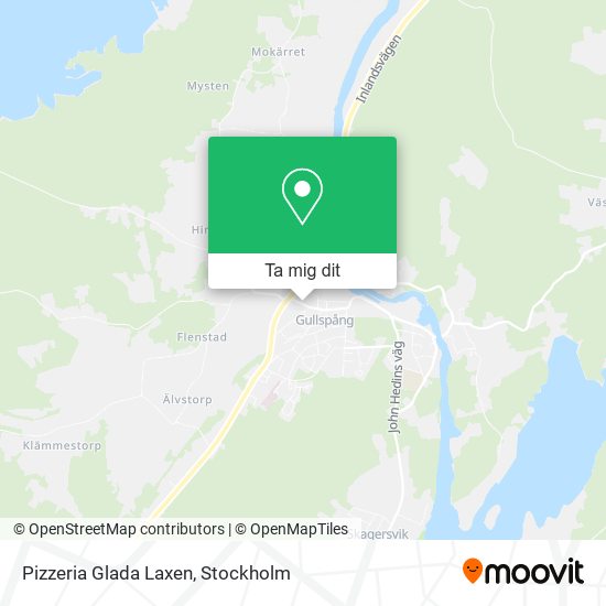 Pizzeria Glada Laxen karta