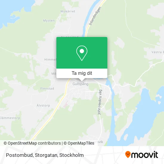 Postombud, Storgatan karta